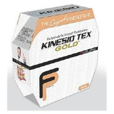 Tape Kinesiology Kinesio Tex Gold Cotton/Elastic/Acrylic 2"x34yd Adhs Bg 1Rl/Bx